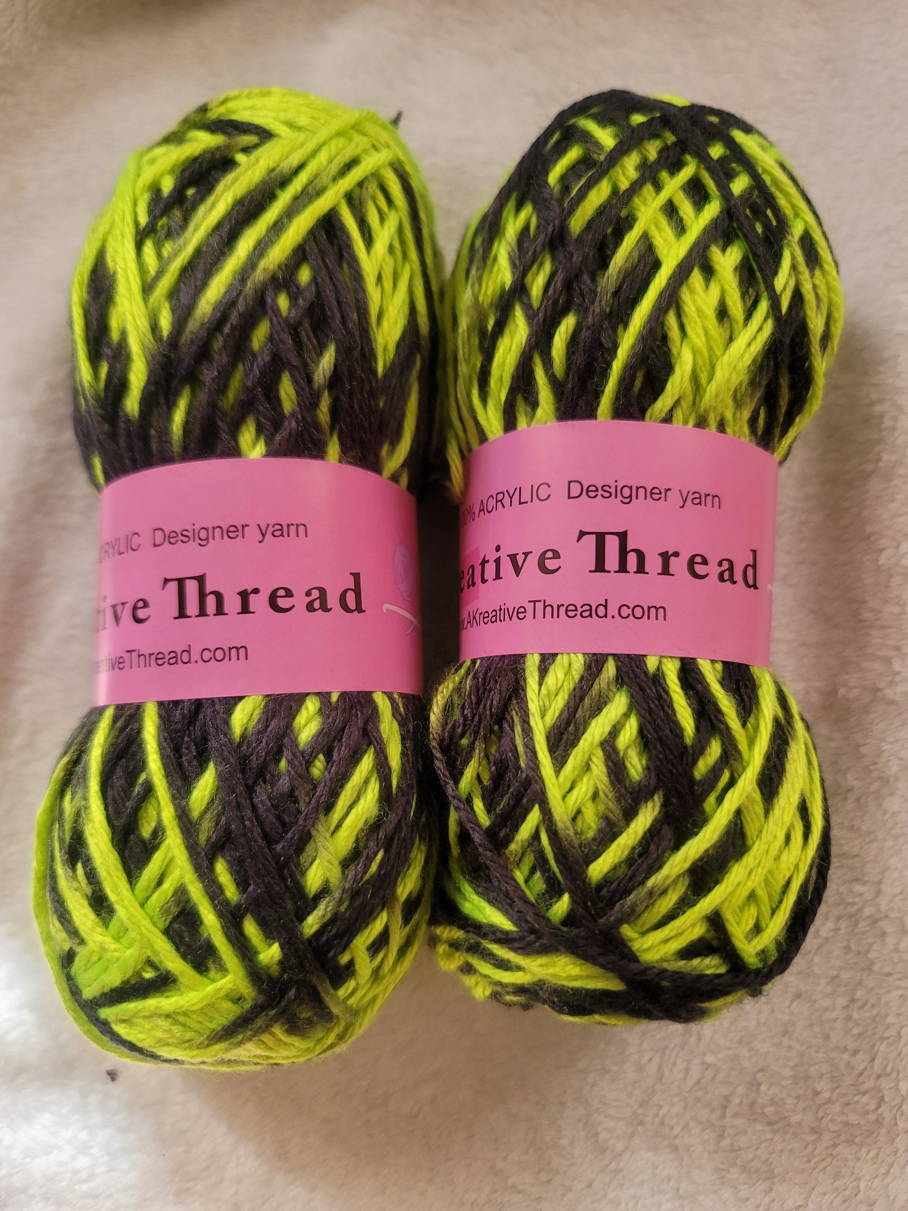 Midnight Glow Designer Acrylic Yarn